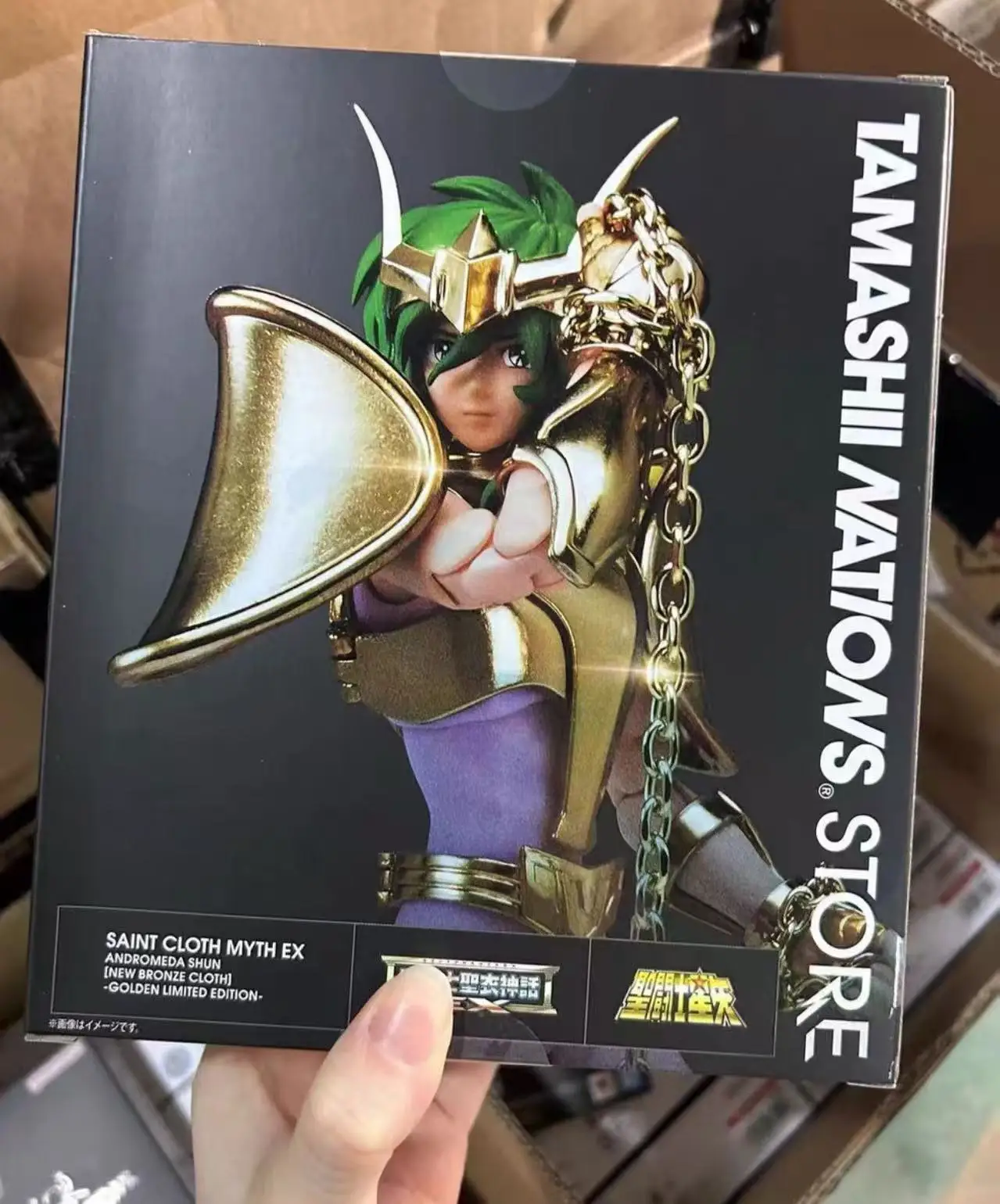 

In Stock BANDAI Holy Cloth Myth TNT Andromeda Shun Anime Action Series Figure Model Toy Gifts for Children Collection