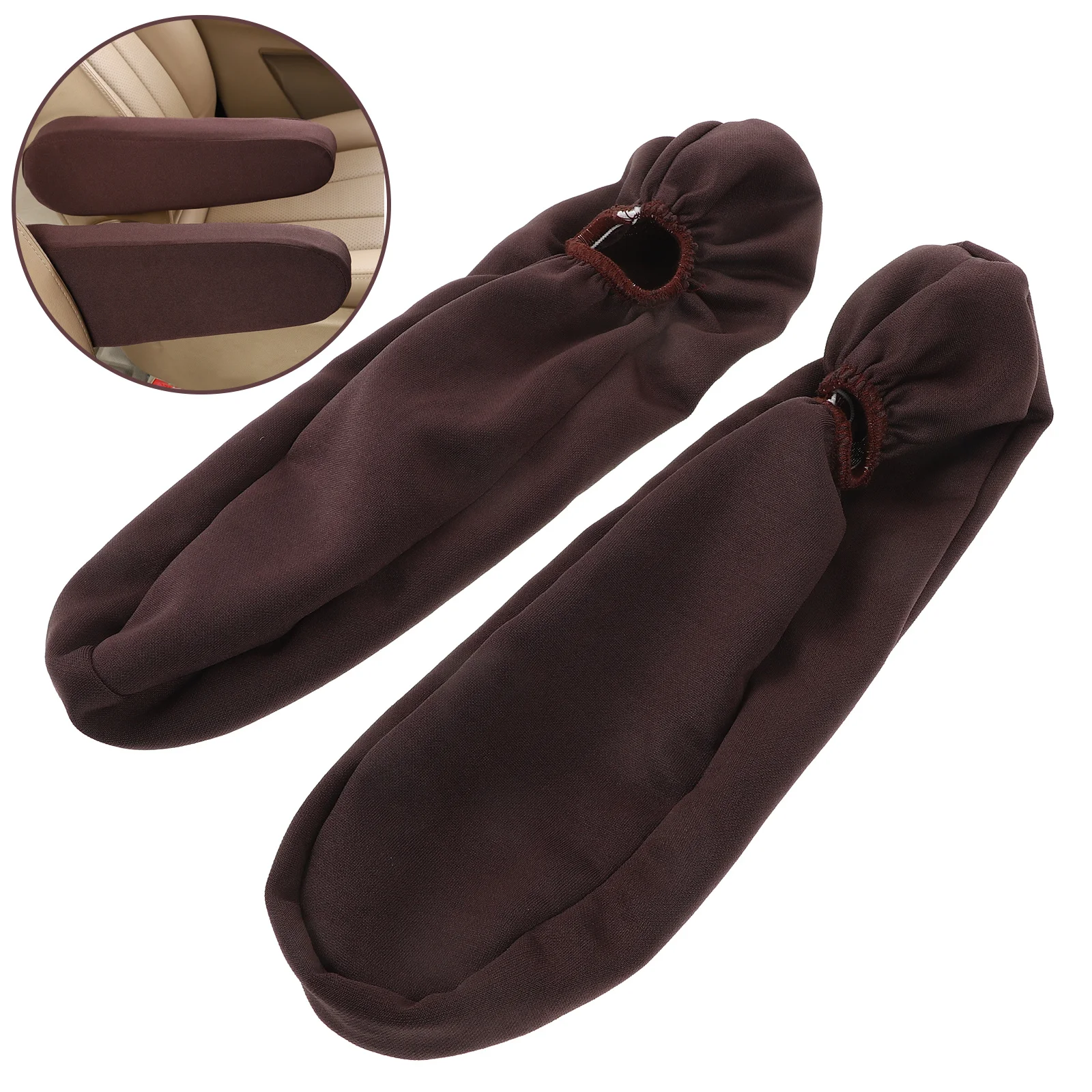 

1 Pair Car Armrest Covers Seat Handle Covers Durable Comfortable Universal Fit Easy Install Fashionable Color Simple Design For