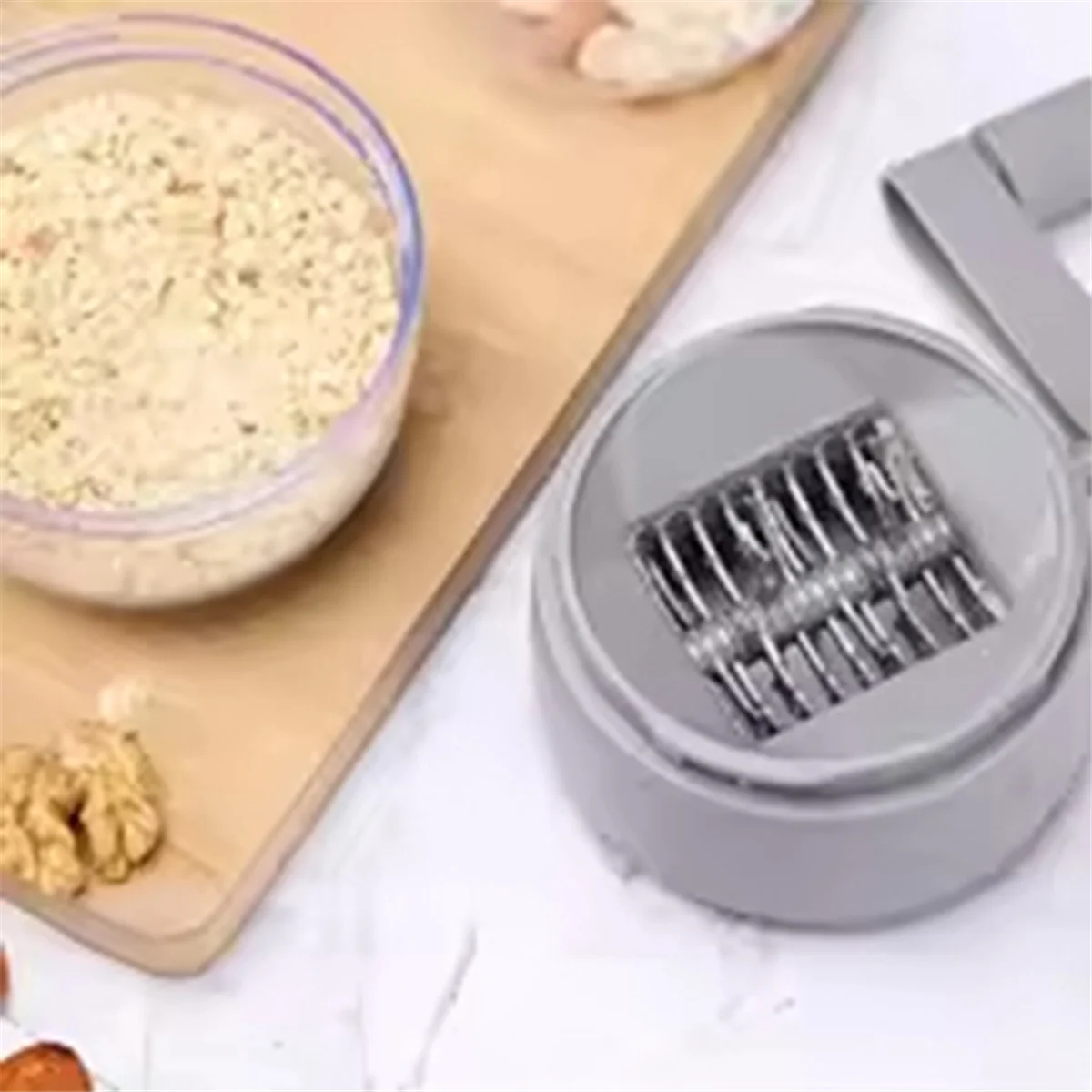 

Highly Recommended.Multifunctional Manual Food Grinder Crusher Kitchen Tools