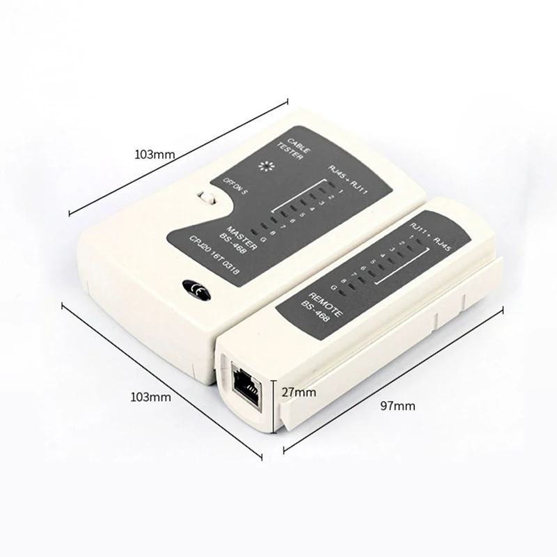 Linkwylan Network Telephone RJ11 RJ45 Cable Tester  Upgraded Design with Fast Slow Two Scan Models