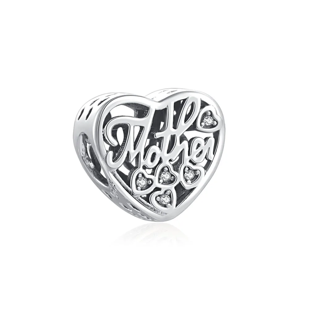 2023 New Infinity Love Heart Mother Star Spacer Charm Bead fit Original Pandora charms silver 925 Bracelet For Women DIY Jewelry