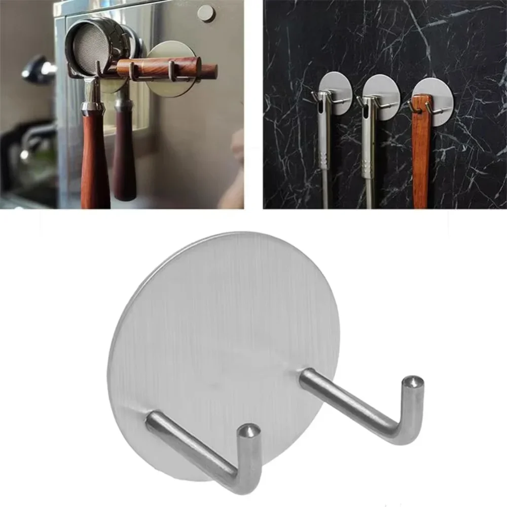 Edelstahl-Griffhalter für italienische Kaffeemaschinen, 51 53 54 58 mm, universeller Siebträger-Hängeregal, Barista-Werkzeug-Aufbewahrungsständer