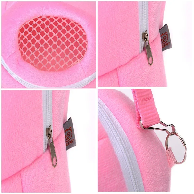 Bolsa transportín 2 en 1 para hámster, cobaya y chinchilla – Nido suave de viaje - imagen 4