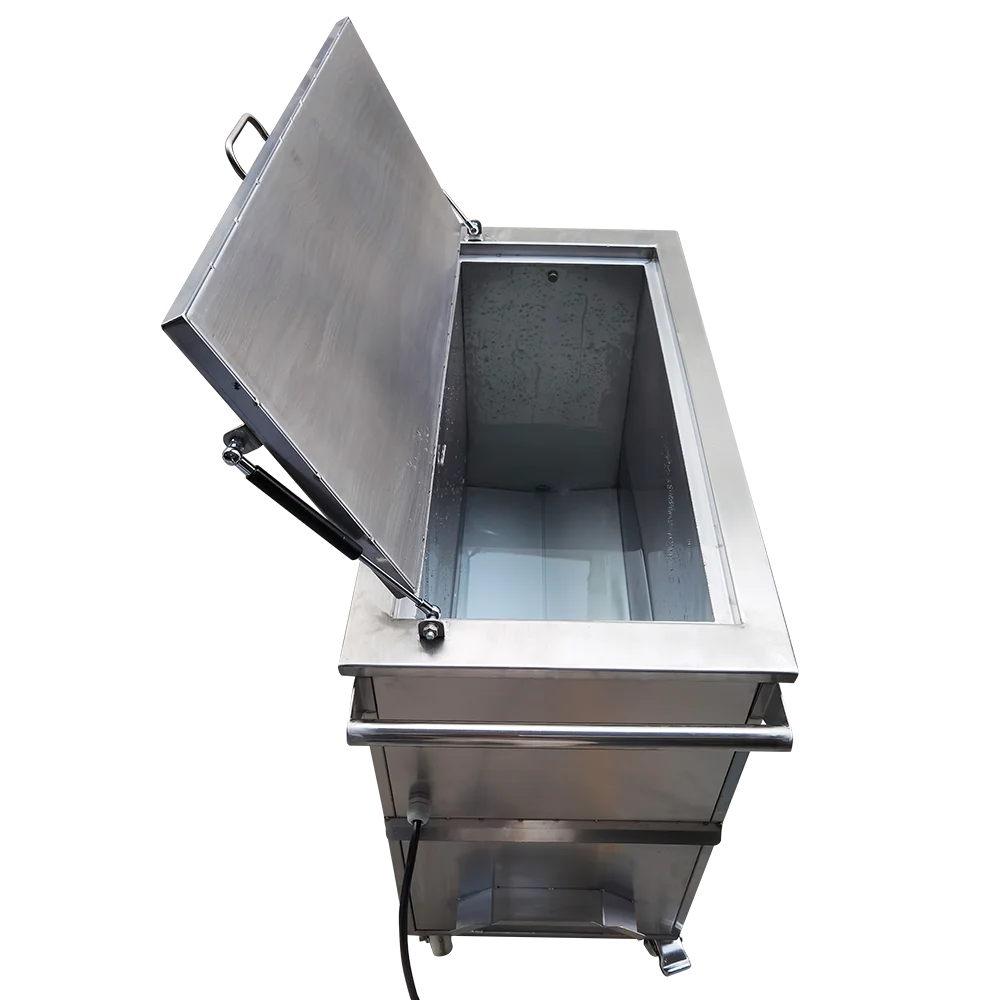 Ultrasonic Cleaner Mobile Cleaning tank Restaurant Soak Tanks for Dishes Trays Degreasing Small  Medium Large Size Clean tank