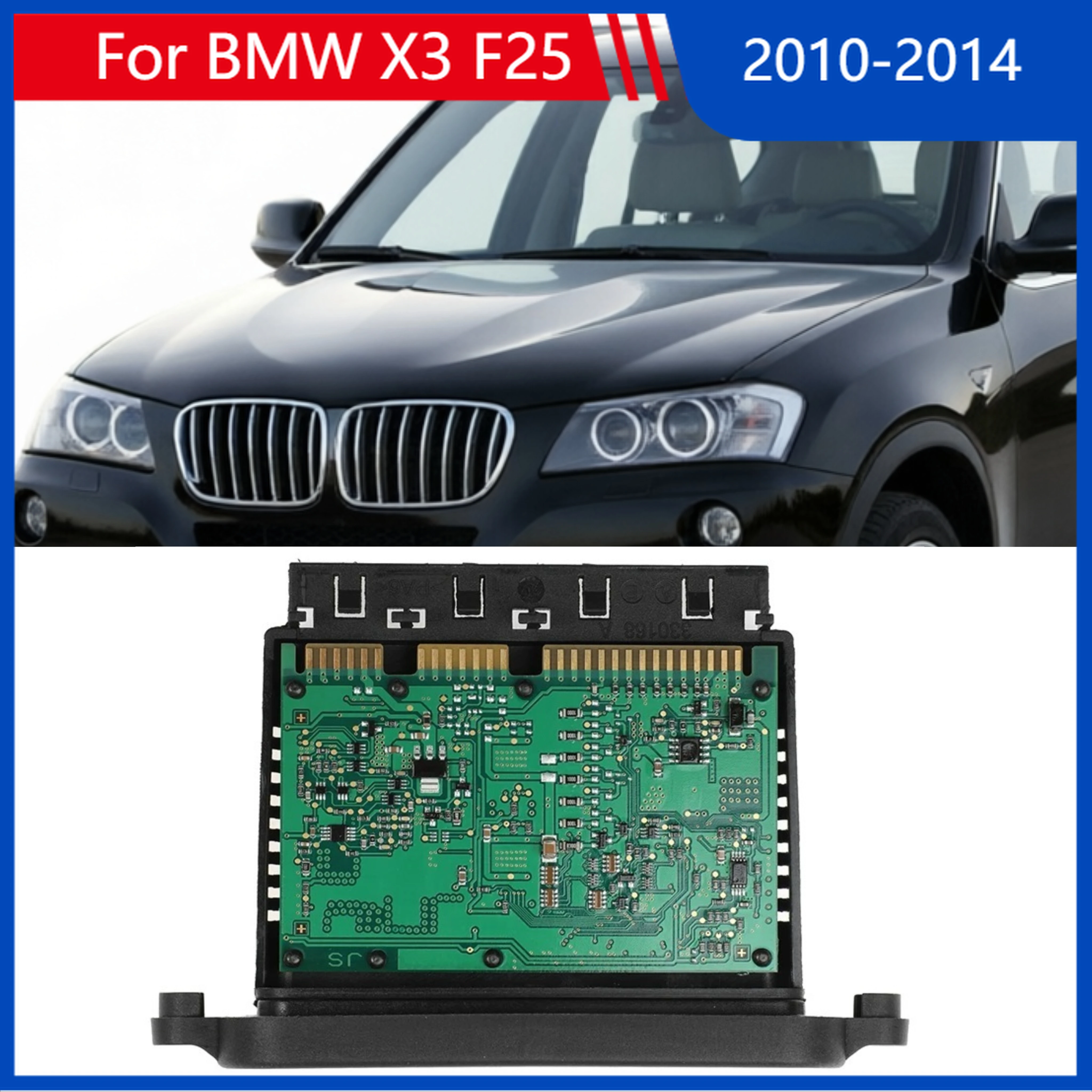 

DRL Xenon Headlight TMS Driver Control Module Unit 63117316214 For BMW X3 F25 2010-2014 63117278389 63117288410 63117297431