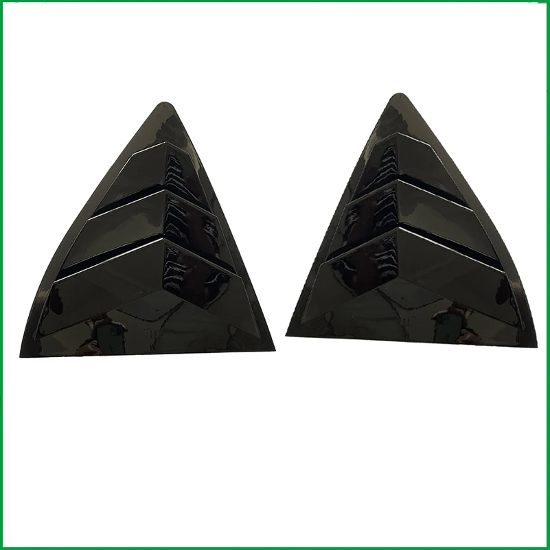 Car Styling For Skoda Octavia 4 Sedan 2020-2022 Rear Triangular Window Louver Shutters Vent Cover Trim Auto Accessories