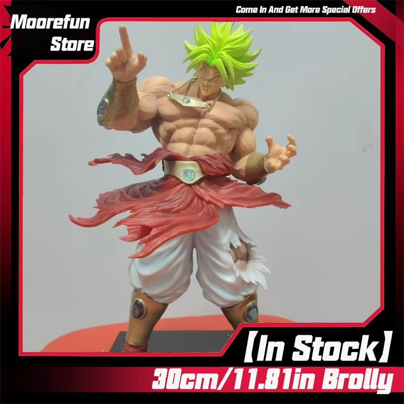 

【В наличии】Статуя Dragon Ball Z 30 см/11,81 дюйма, фигурка Brolly, аниме, Коллекционная модель высокого класса, настольное украшение, игрушка в подарок