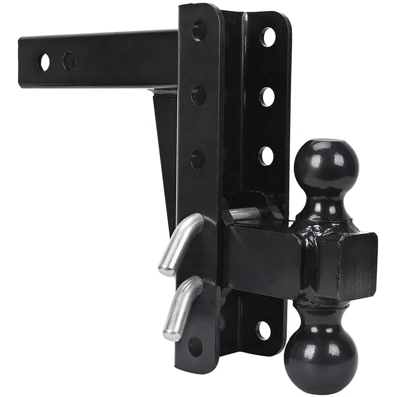 China Custom 2 4 6 8 10 inch Receiver Adjustable Trailer Tow Hitch Ball Head Mount Drop Hitch Adjustable Hitches for Trucks