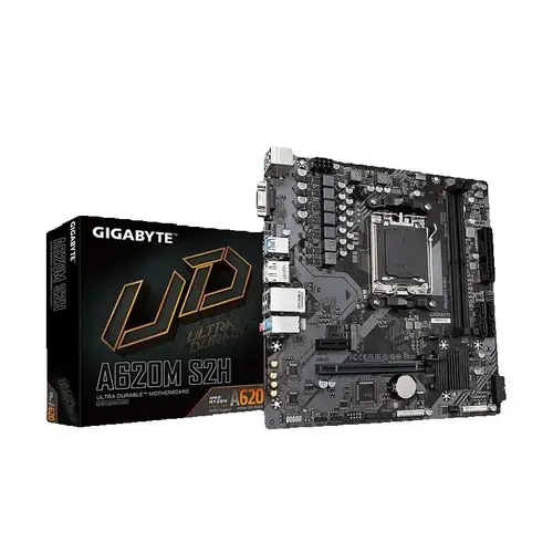 Imagen 2 del producto GIGABYTE nuevo A620M S2H AMD Micro ATX A620 DDR5 6400(OC) MT/s M.2 USB 3,2 SATA 6 Gb/s 96G compatible con CPU serie 7000 Socket AM5