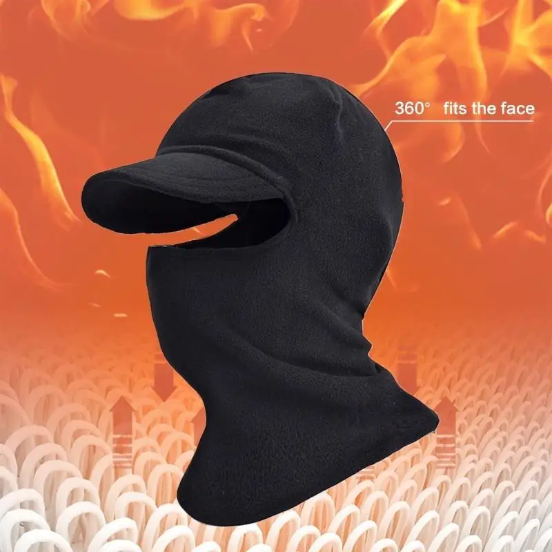 قناع الوجه والرقبة من الصوف بالاكلافا، قناع وجه شتوي جميل كامل للحماية