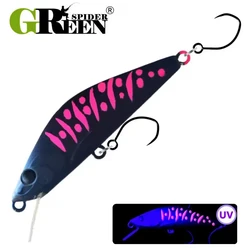 GREENSPIDER 50mm 3.4g Mini Sinking Minnow Fishing Lures Jerkbaits Peche Artificial Bait Wobbler Lure for Trout Bass Carp Fishing