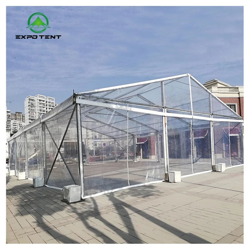 Aluminum Frame Transparent PVC Roof Tent Luxury Outdoor Wedding Event Party Marquee Tents
