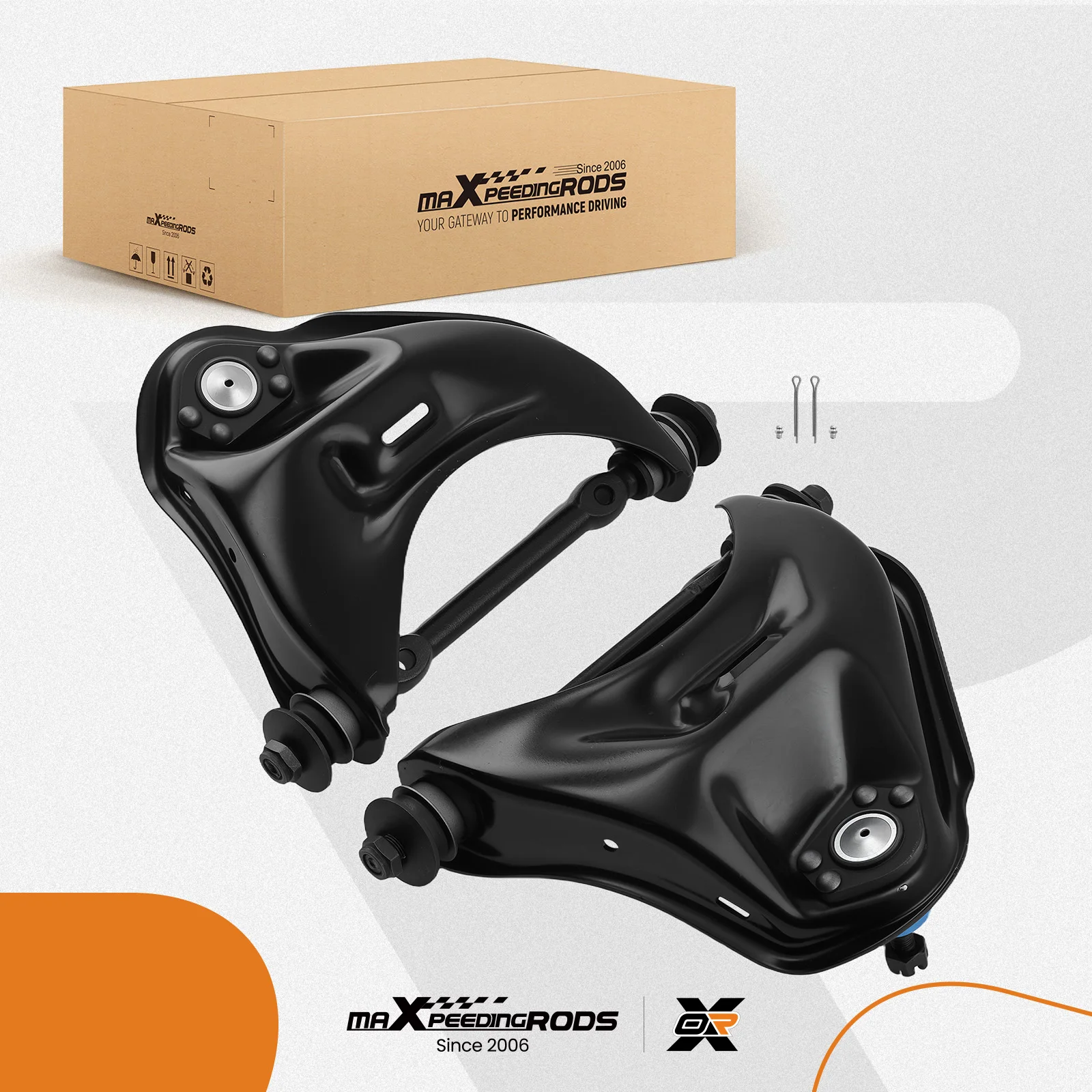 Pair Front Upper Control Arms w/ Ball Joint for Chevy S10 Blazer for GMC S15 Jimmy Control Arm Kit Driver & Passenger Side