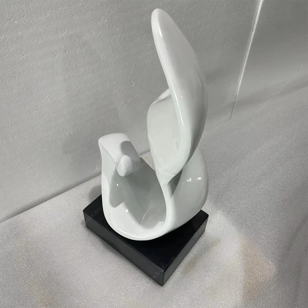 Abstract Hotel Garden Resin Fiberglass Artwork Interior Metal Craft Custom Large Sculpture