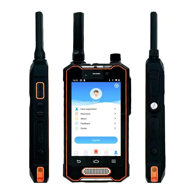 IP68 4G SIM Card Guard Tour System Face Recognition Camera Android Patrol Security Patrol Guard Tour System