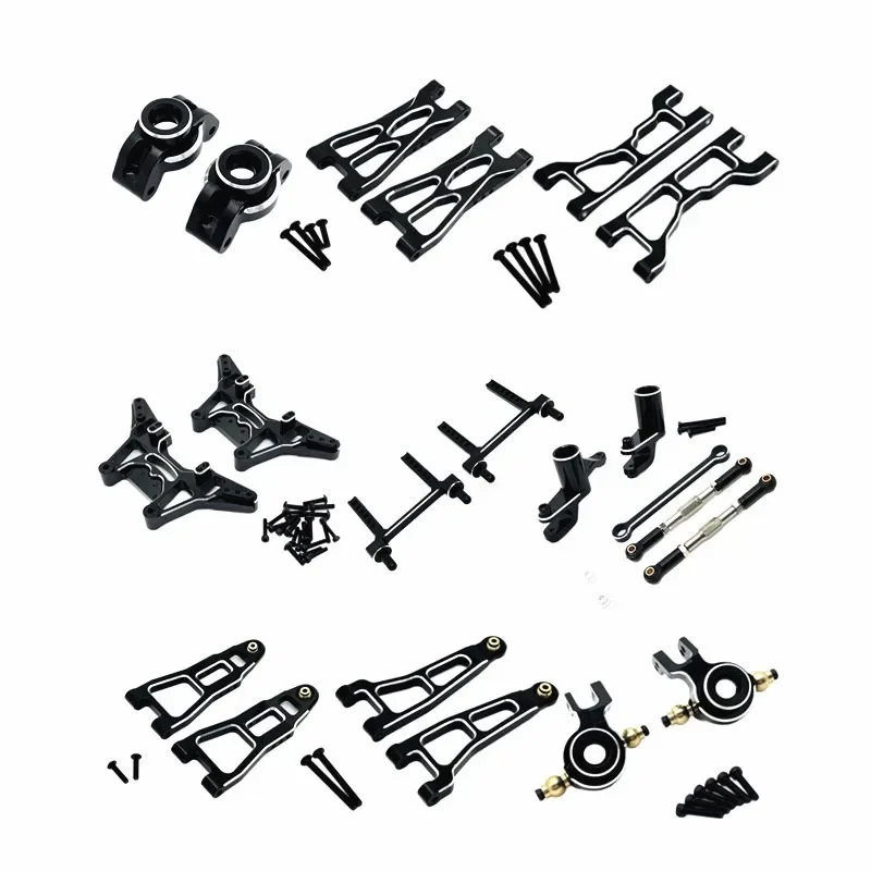 for UD1201 UD1202 PRO Metal Steering Cup Front and Rear Suspension Arm Steering Assembly Kit 1/12 RC Car Upgrade Parts Accessori