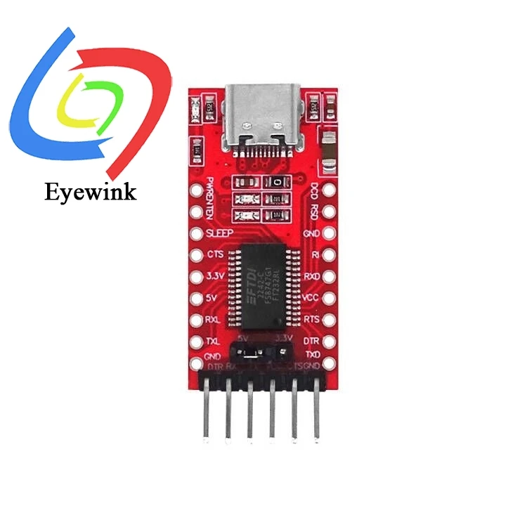 FT232RL Type-C USB 3.3V 5.5V to TTL Serial Adapter Module FT232 USB TO TTL 232 For Arduino Pro Mini