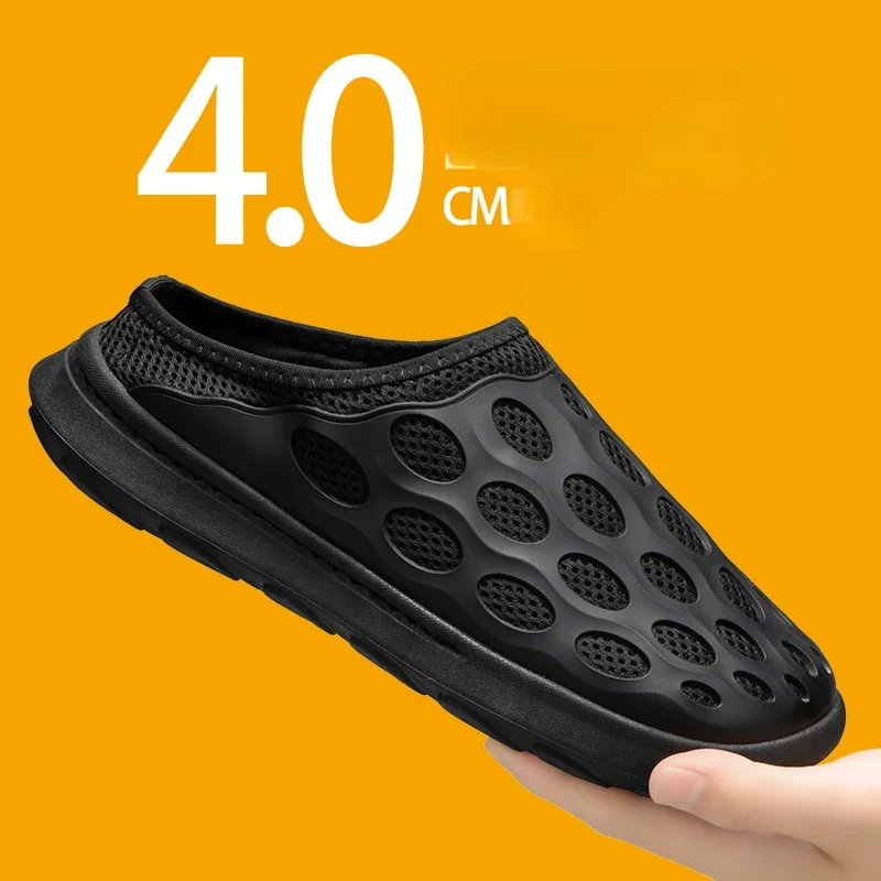 

2025 New Men Wear Non-slip Soft-soled Sandals Lightweight Breathable Beach Slippers in Summer