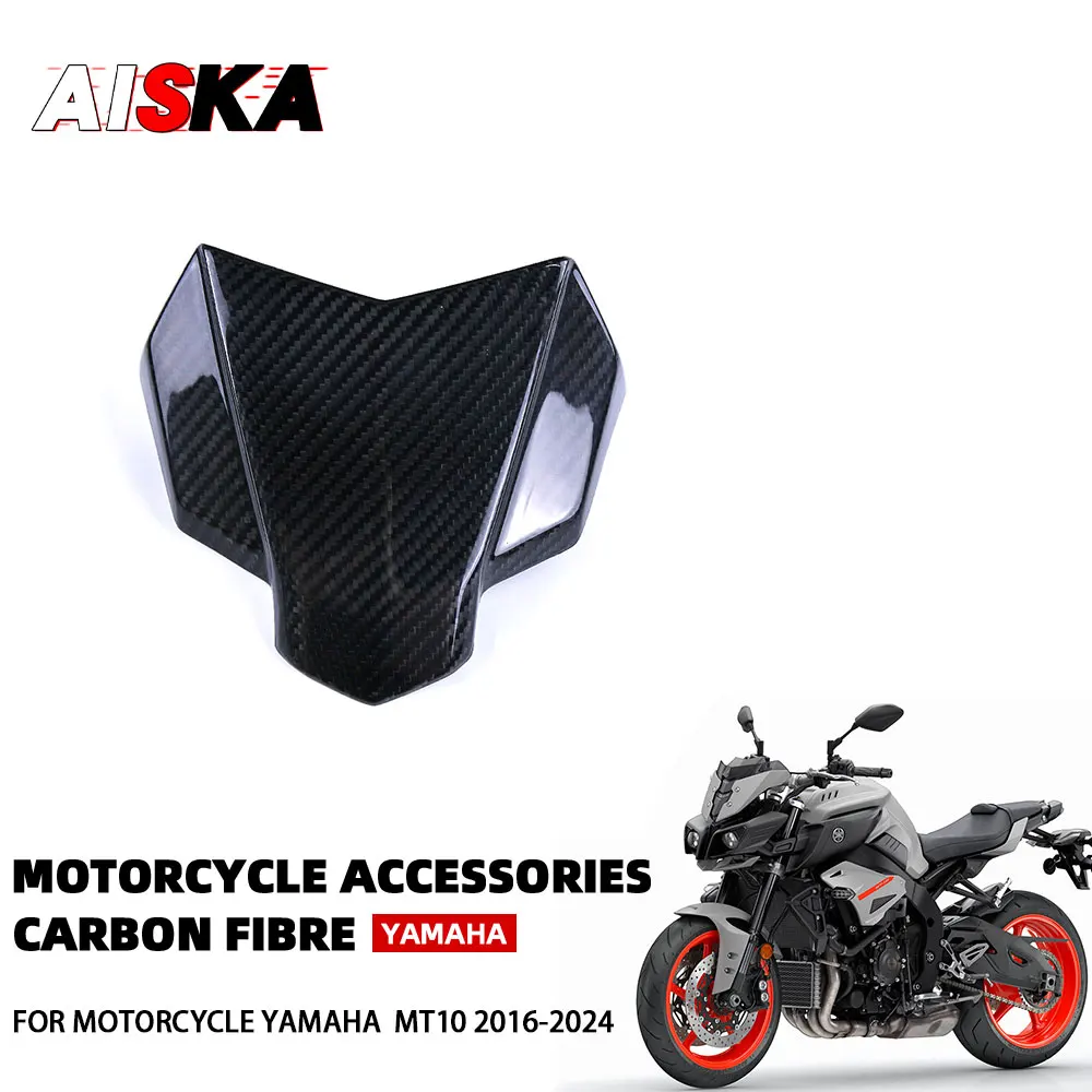 

100% Carbon Fiber For YAMAHA FZ-10 MT10 2016 - 2024 Motorcycle Windshiled Cover Protectors Panels Fairings Dash Cover 2018 2017