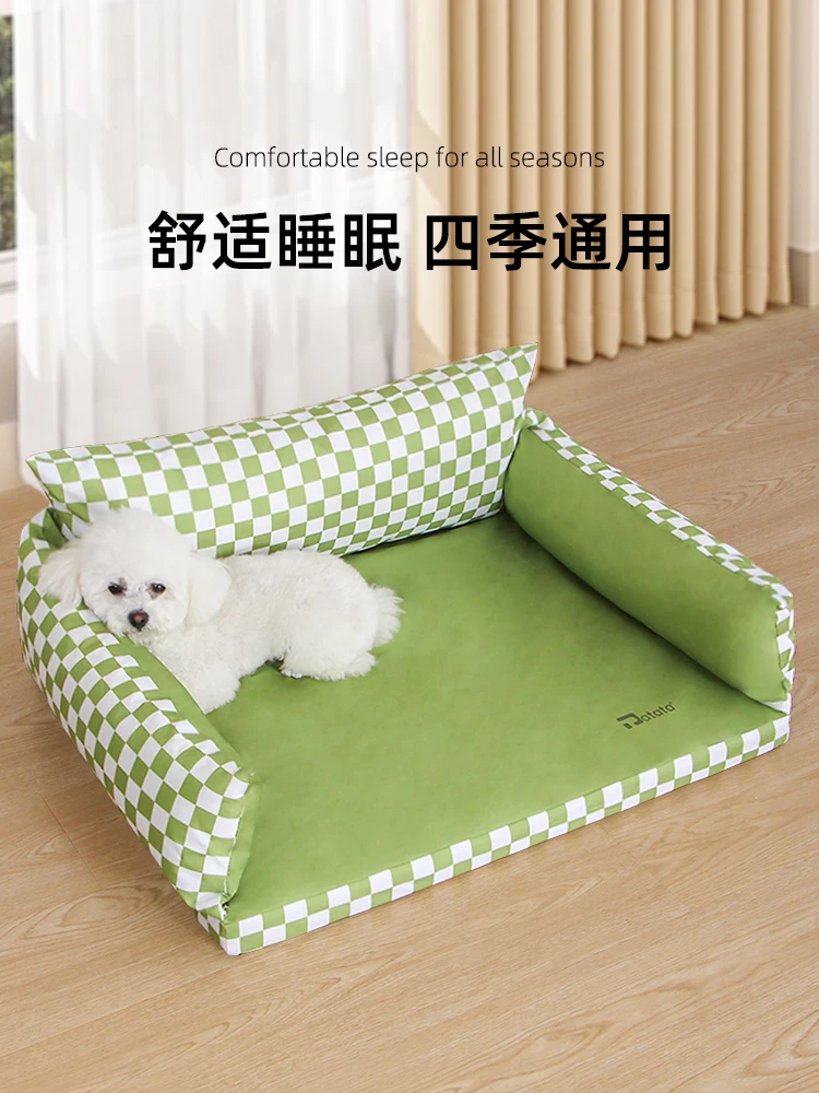 

Dog kennel can be disassembled and washed all the year round. Cat kennel pets Teddy dogs sleep with dog mats, pet sofas