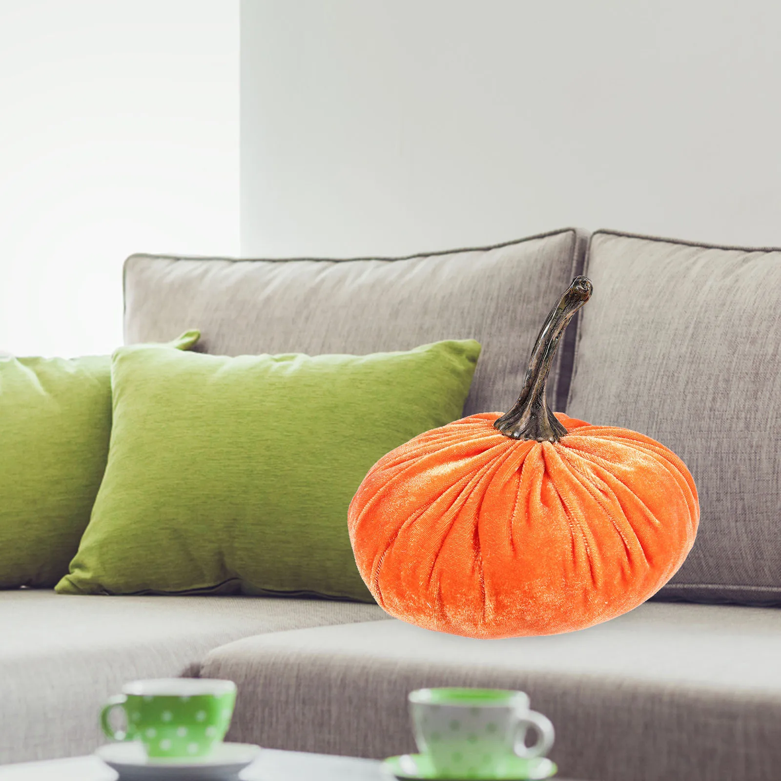 

Stuffed Pumpkin Pillow Soft Comfortable Material Lovely Pumpkin Shape Cushion Halloween Decor Kids Gift Decoration for Bedroom