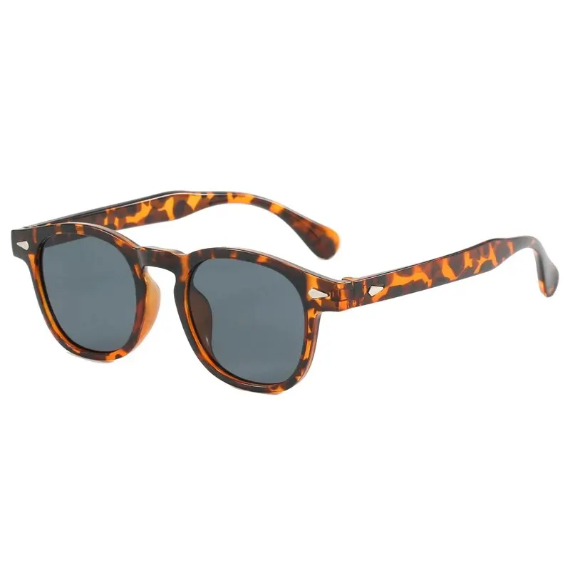 Vintage Oval Classic 4 Small Ding Stylish Decorative Sunglasses for Men and Women image 6