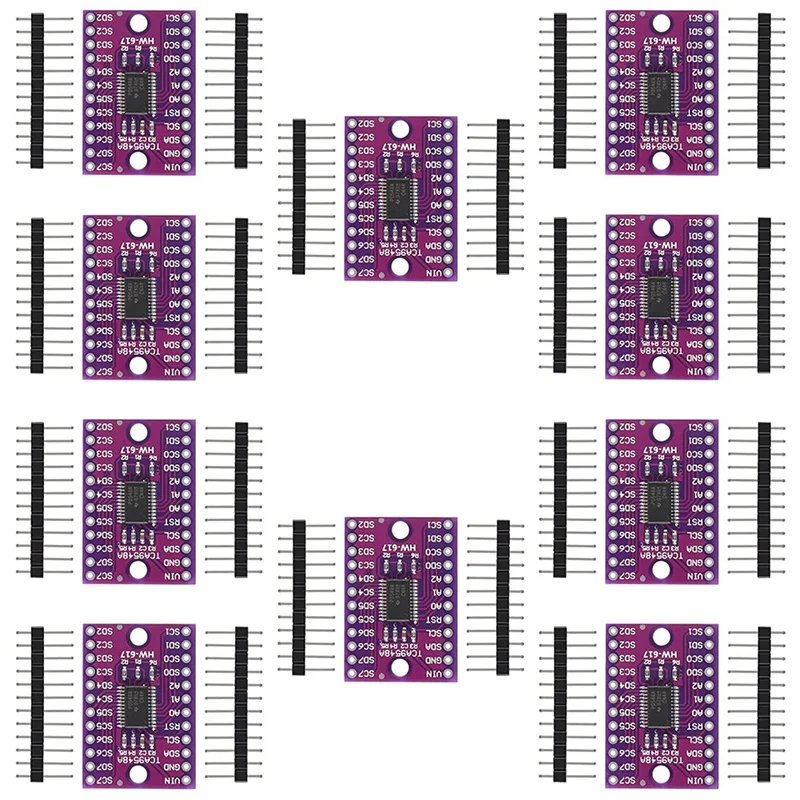 

Плата мультиплексора TCA9548A I2C IIC, модуль, 8-канальная Плата расширения для Ardu Ino, 10 шт.