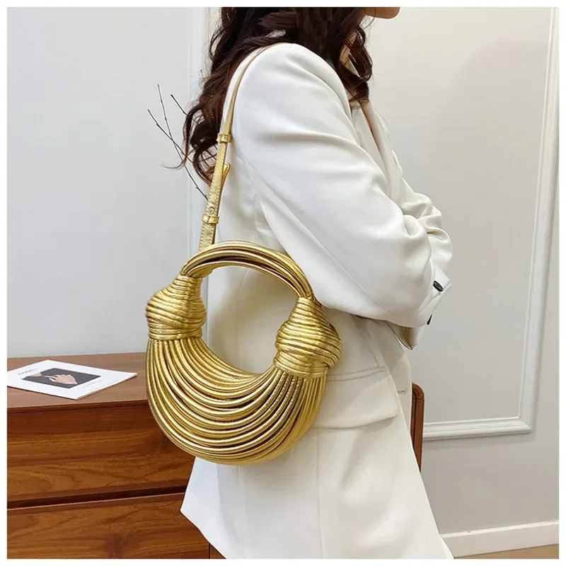 

Изысканная кожаная сумка через плечо для женщин — минималистичный винтажный кошелек-мессенджер с золотым логотипом, роскошный повседневный парижский дизайн