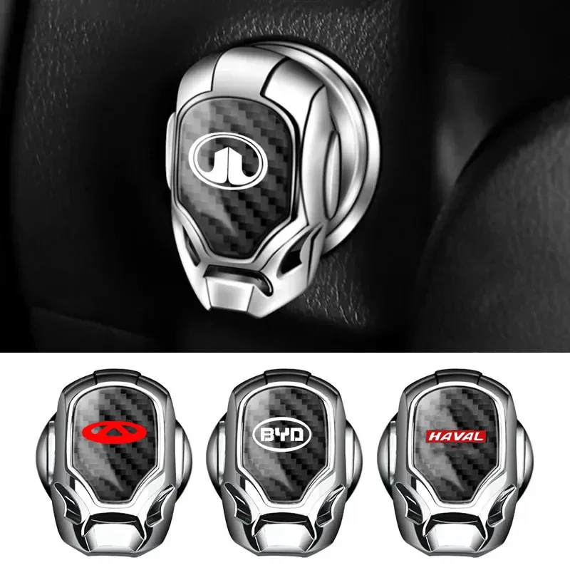 

Metal Car One-Click Start Button Cover Sticker Decoration Cover For Morris Garages MG 3 5 6 7 HS ZS GS Hector TF GT ZR RX5 RX8