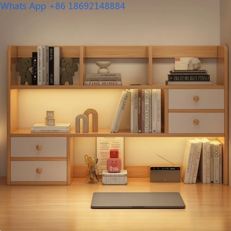 

Desktop Storage Rack Organizer Simple Cabinet Home Office Multi-layer Small Bookshelf