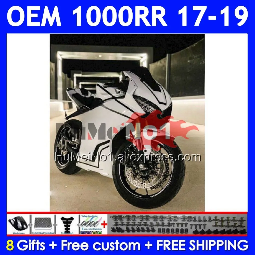 Injection Body For HONDA CBR1000 CBR 1000 RR CC CBR1000RR 17 18 19 63No.63 CBR 1000CC 1000RR 2017 2018 Gloss White 2019 Fairing