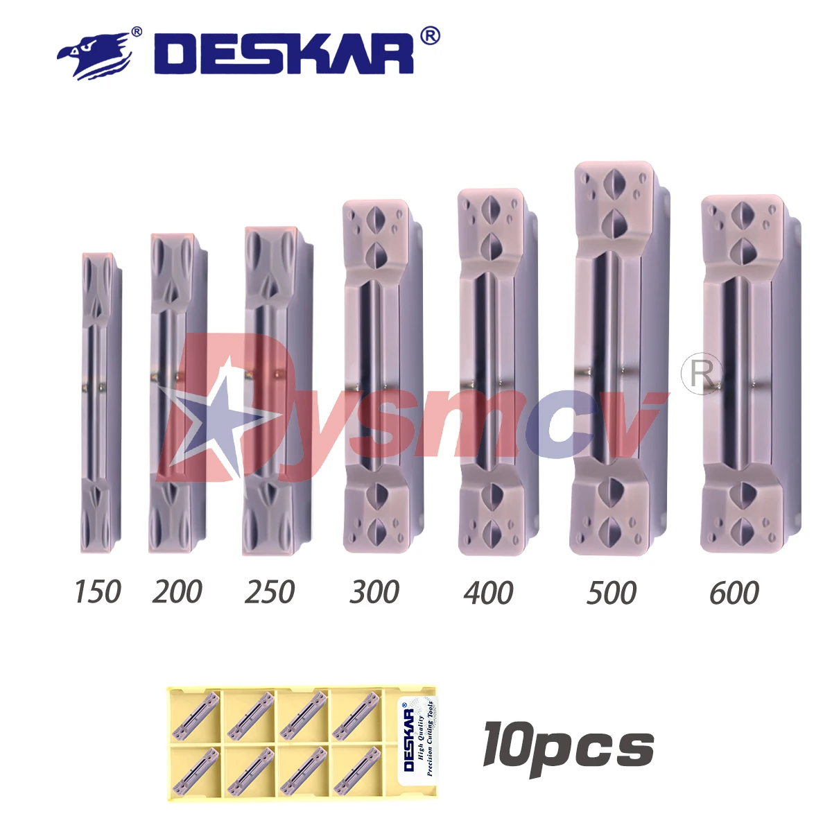 DESKAR 100% Original CNC Slotting ใบมีด MGMN150 200 250-G MGMN300-M MGMN400-T LF6018 เครื่องจักรกลสแตนเลส Slotting แทรก