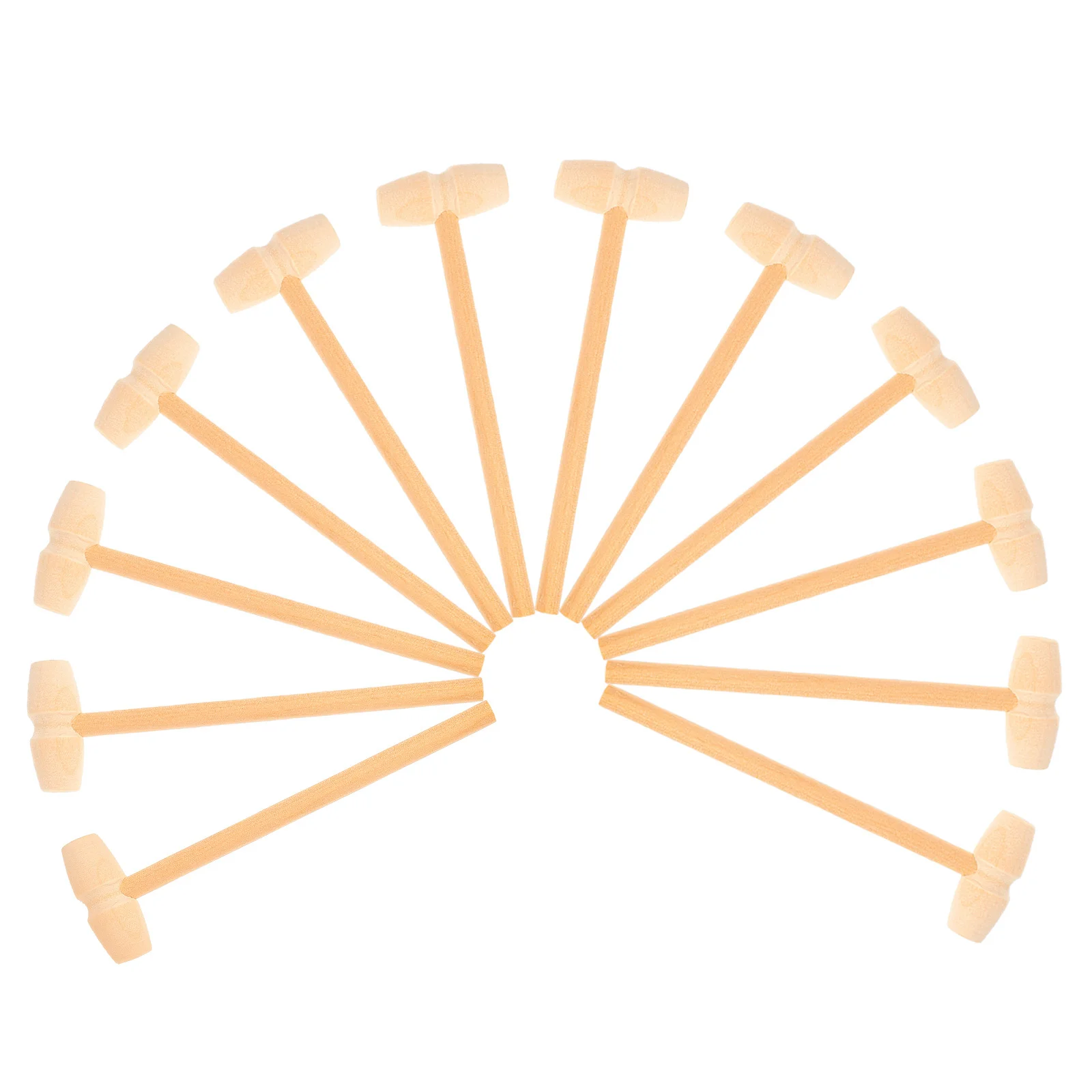 

12pcs Solid Gavel Eye Coordination Development Funny Beat Birthday Gift Wooden Promotes