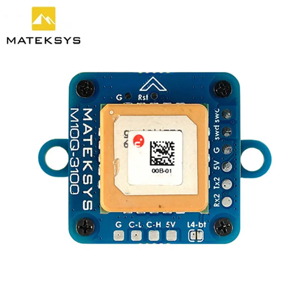 Matek AP_PERIPH DRONECAN GNSS M10Q-3100 Built-in Magnetic Compass PNI RM3100 Patch Antenna for RC FPV Racing Drone Long Range