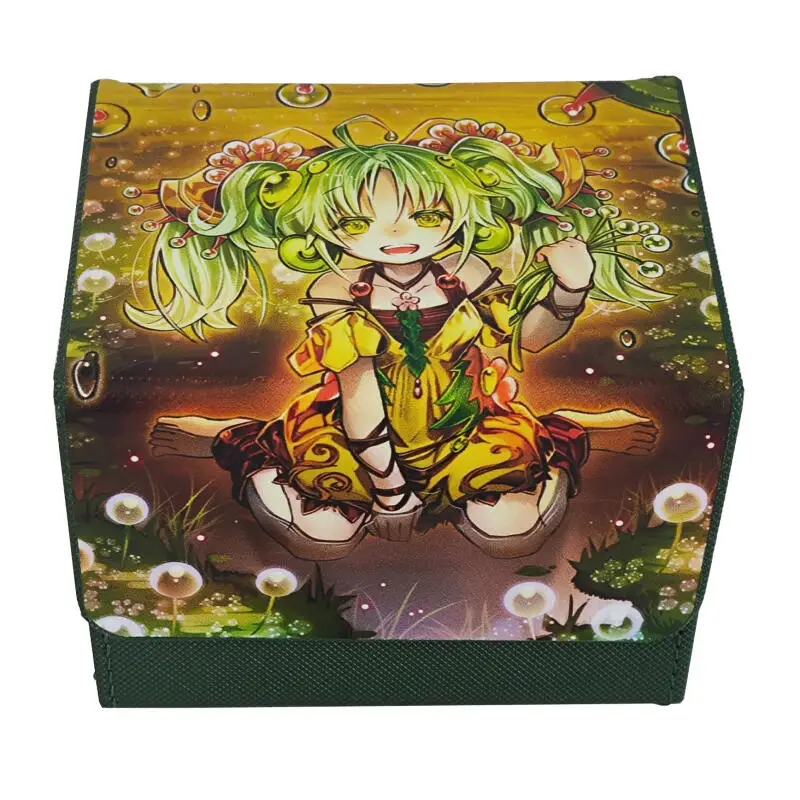 

Ю-Ги-О! Кожаный короб для карт Traptrix Sera PTCG WS DIY большой емкости, утолщенный, для хранения коллекционных аниме-карт