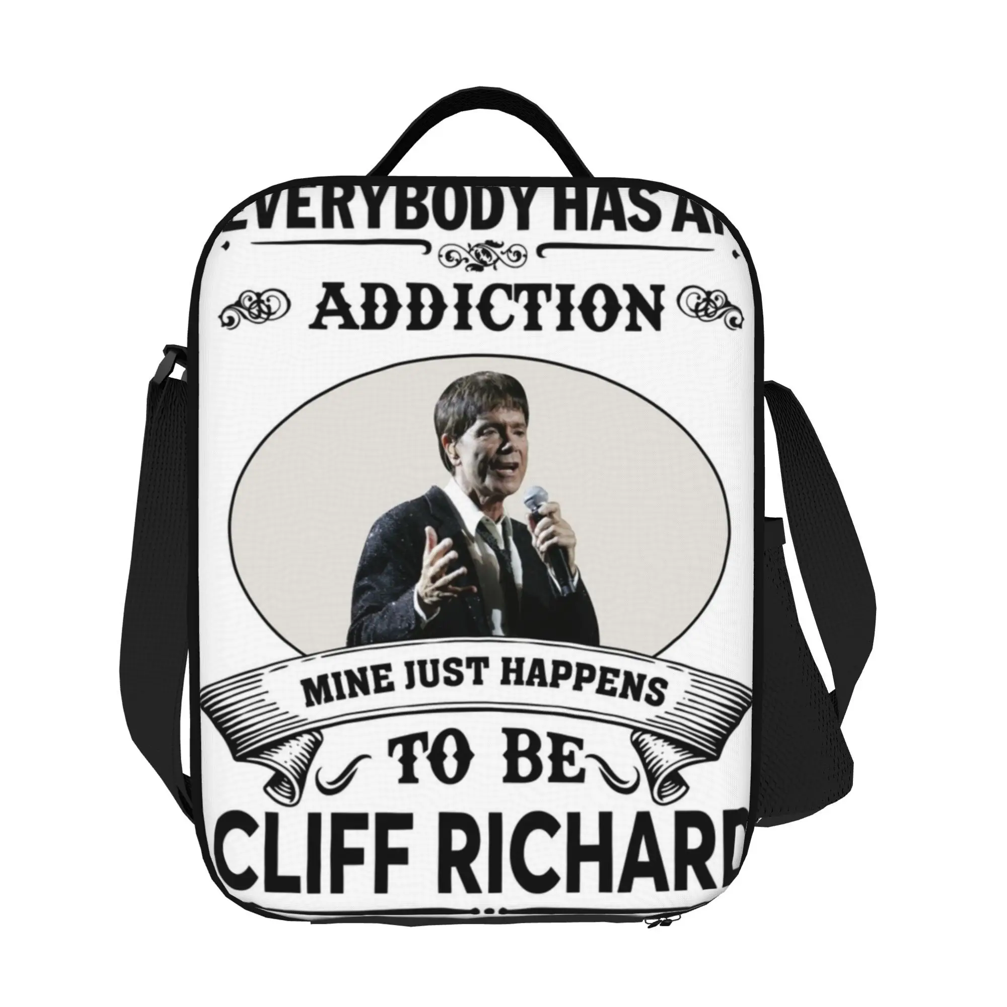 Cliff Richard Fan Tote Bag - Durable Non-Food Contact Rectangular Music Themed Bag with Sturdy Handle for Cliff Richard Merch Co