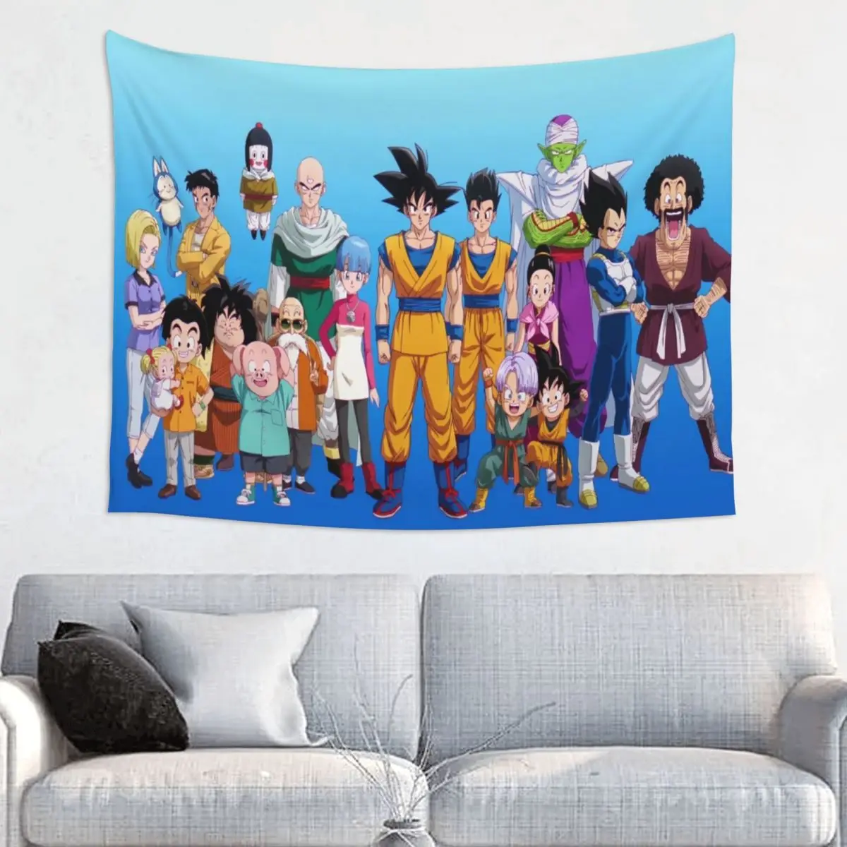

Dragon Ball Z Dragonball Anime Tapestry for Bedroom Aesthetic Tapestries Wall Hanging Decor for Living Room