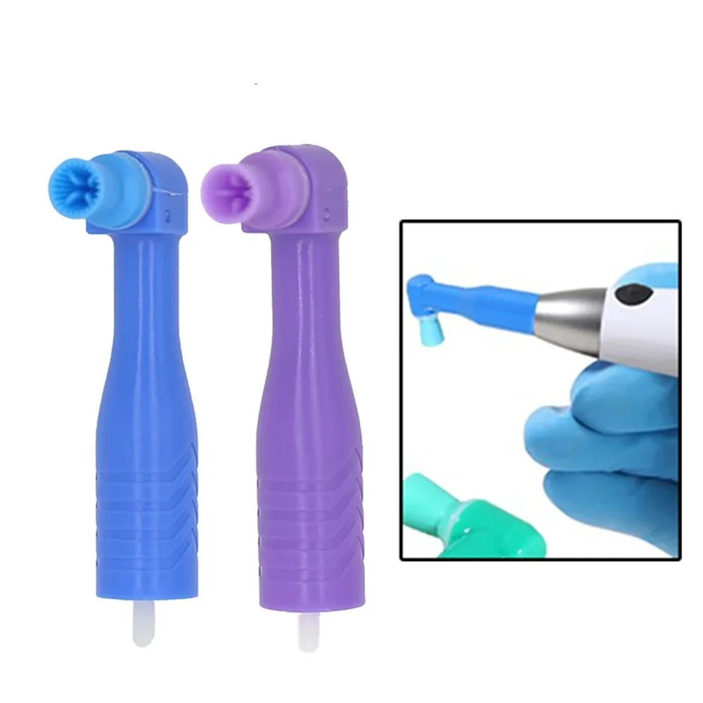 

100pcs Disposable Prophy Angles 90°Soft/Hard Polishing Cup Fit Universal/ Straight Low Speed Handpieces