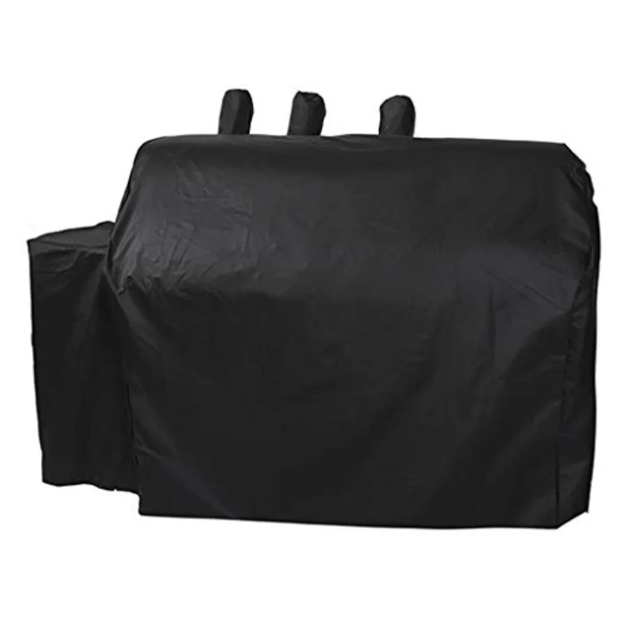 

Heavy Duty Waterproof Grill Cover for Char-Griller Duo 5050/5650 Gas and Charcoal Dual Fuel Grill Without Side Fire Box Black