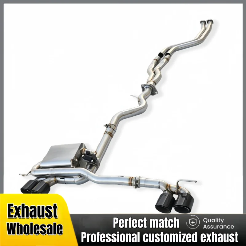 

Sport Valve Catback Exhaust Muffler for BMW 135i E82 E87 E88 3.0T N54 2007-2012 Performance Exhaust Pipe Four-tip Modification