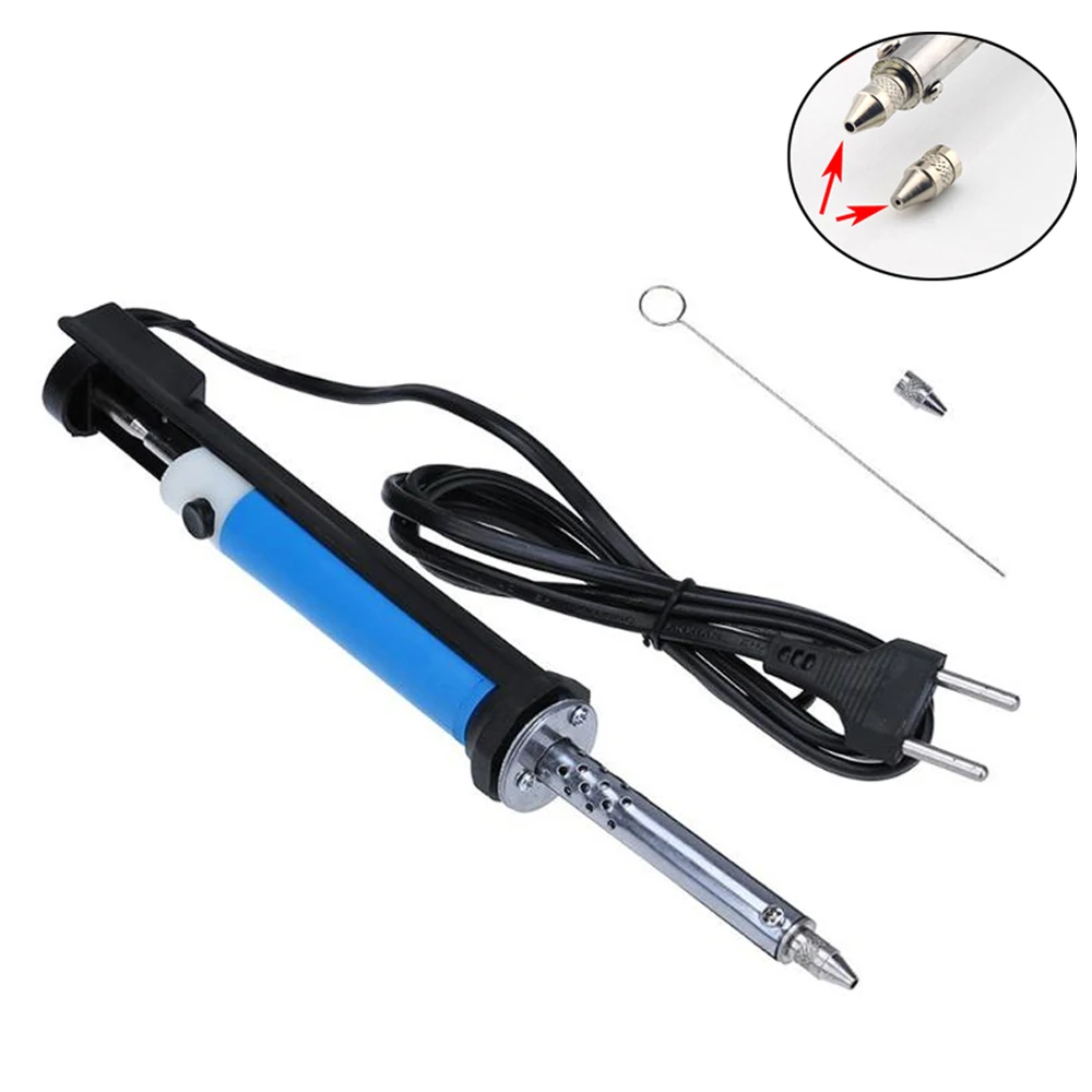 30W 2in1 Handheld Electric Soldering Iron Soldering Tin And Desoldering Set 110V/220V High Quality Welding Vacuum Pump Tool