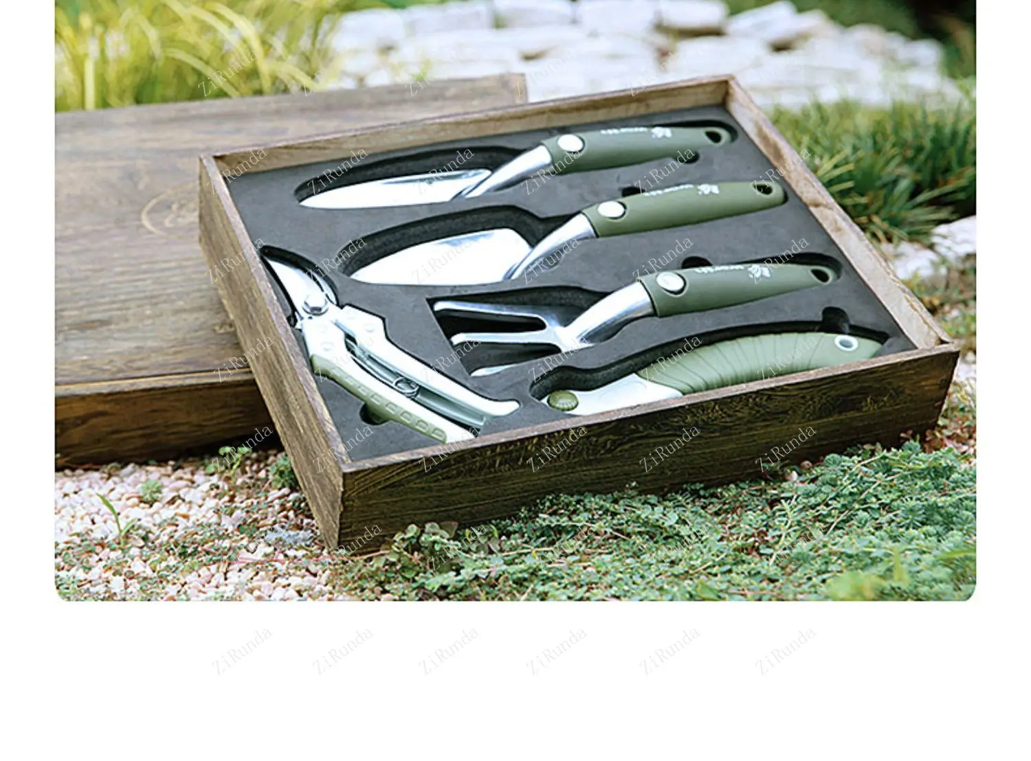 *Gardener Home Flower Growing Tool Set Garden Planting Flowers Digging Shovel Rake Trimming Shears Handsaw