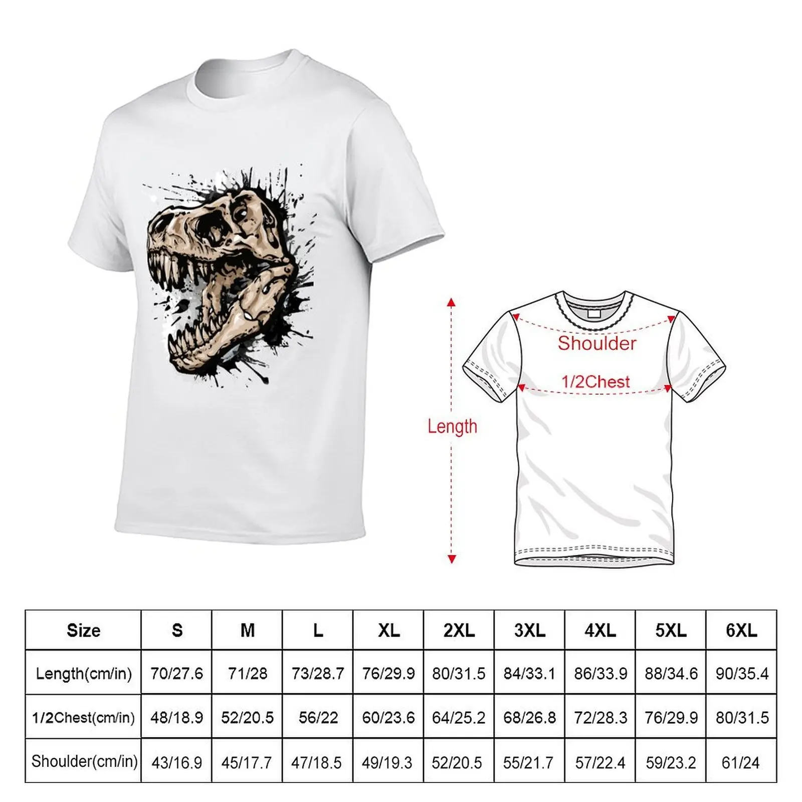 Dinosaur - tyrannosaurus rex - trex - t-rex T-Shirt cute clothes oversized t shirt men tshirt