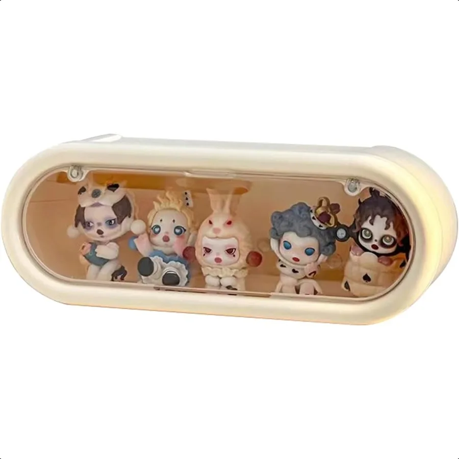 

Display Boxes Clear Acrylic Display Case for Figures Wall Mounted or Desktop Display Box Stand for Collectibles Dustproof Stora