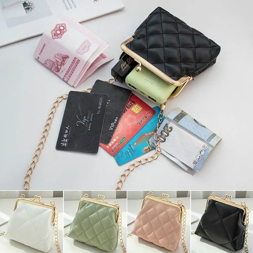 

Fashion PU Leather Chain Messenger Bag Shoulder Bag Crossbody Bag Mobile Phone Bag