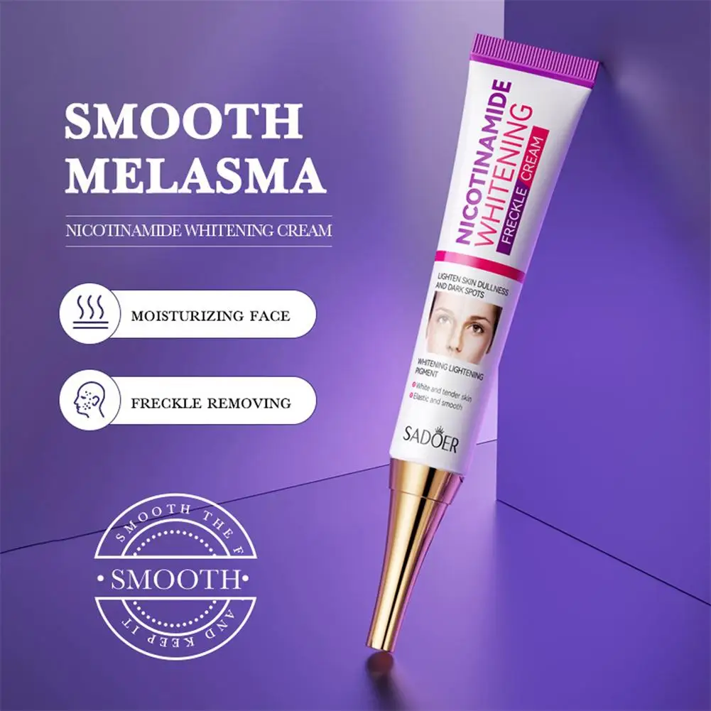 3ชิ้น Nicotinamide Whitening frecles Cream ครีมลบฝ้าจุดด่างดำรอยสิวโทนสีผิวสดใสดูแลผิวหน้า