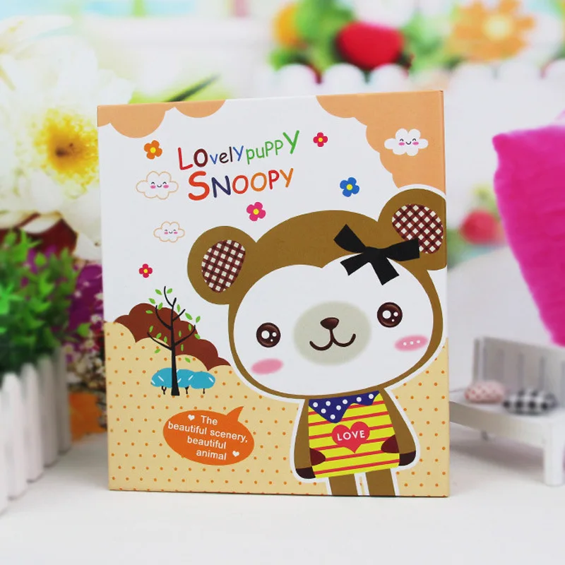 Customized Children's Photo Album 7inch Laminated Sheets 5R Boxed Insert Pages Photo Album Student Album