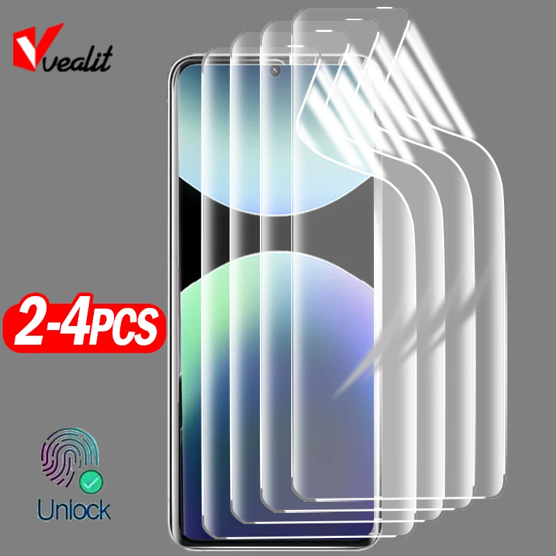 

2-4pcs Anti-Glare Matte Hydrogel Film for Xiaomi Redmi Note 14 Pro+ 5G Global Screen Protector Redmi Note 13 Pro+ Film not glass