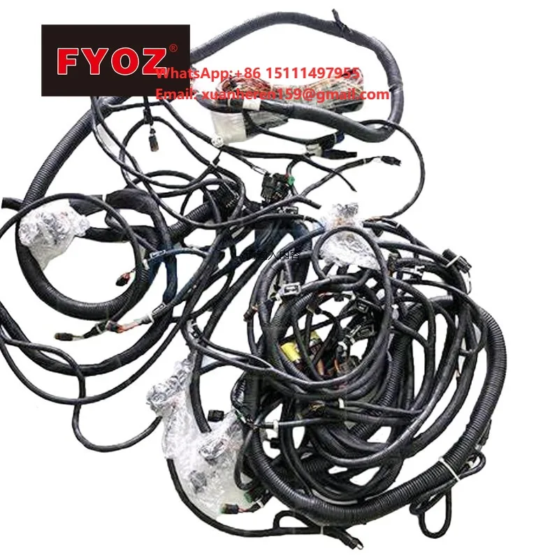 21Q6-18100 Wire Harness for HY R220-9S HCE Engine Excavator Spare Parts Heavy Duty Accessories