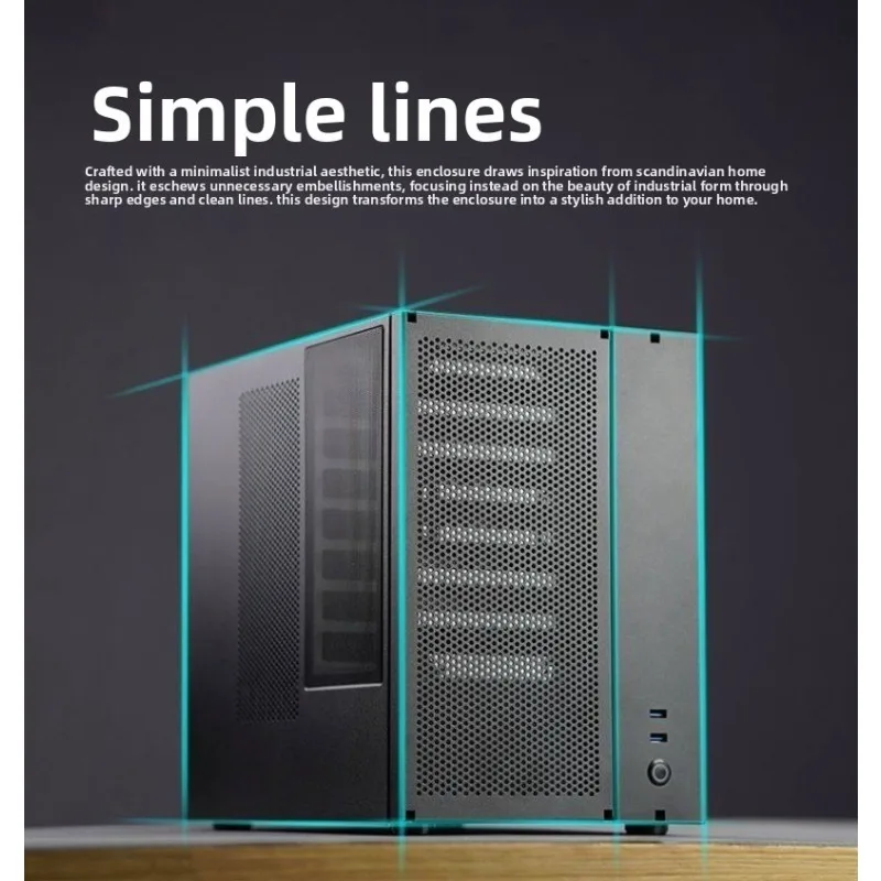 

8+3-Bay Hot-Swap NAS Case, ATX Tower with Advanced Cooling (5°C Rise) & Magnetic Mesh, for High-Capacity Stable Storage Server
